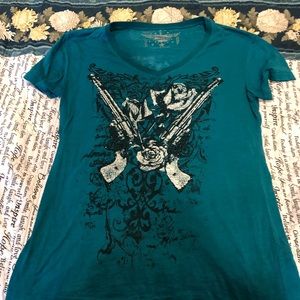 Rock & Roll Cowgirl Fitted Tee